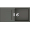 Кухонна мийка Hansgrohe S52, граніт, прямокутник, з крилом, 980х480х190мм, чаша - 1, врізна, сірий камінь