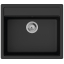 Кухонна мийка Hansgrohe S52, граніт, прямокутник, без крила, 550х490х190мм, чаша - 1, врізна, S520-F510, чорний графіт, 43359170
