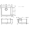 Кухонна мийка Hansgrohe S71 43301801