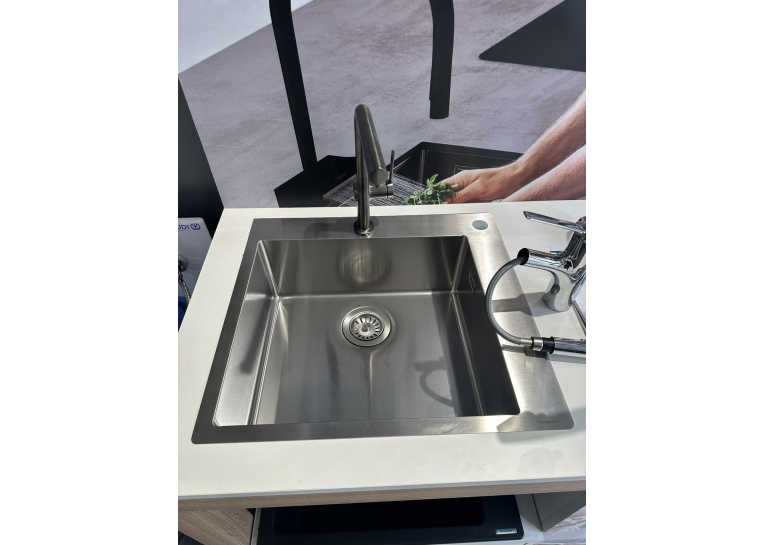 Кухонна мийка Hansgrohe S711-F450 на стільницю 2x35d 550х500 Stainless Steel (43305800)