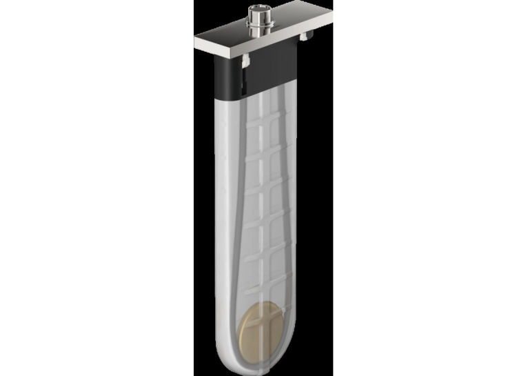 Шланг для душевой лейки Hansgrohe SBox Square 1,45 м врезной в борт ванны 28010000 (Повреждённая упаковка)