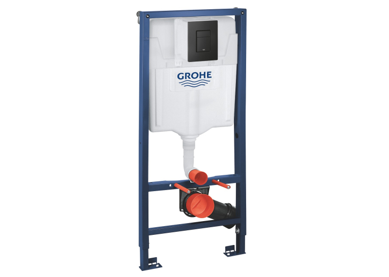 Інсталяційна система Grohe Solido 3-в-1 для підвісного унітазу,  38811KF0 кнопка Even Black