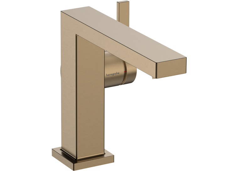 Змішувач Hansgrohe Tecturis E 110 Fine CoolStart для умивальника без донного клапана, Brushed Bronze (73021140)