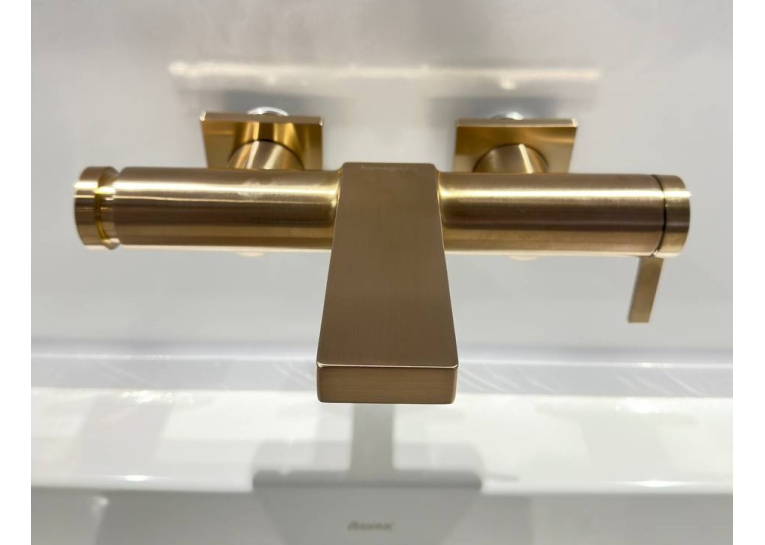 Змішувач Hansgrohe Tecturis E для ванни з душовим комплектом, Brushed Bronze (73420140+28746140)