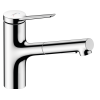 Змішувач кухонний  Hansgrohe Zesis  M33 150 2jet  з витяжним виливом sBox Lite Chrome 74803000
