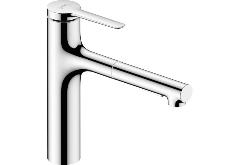 Змішувач кухонний  Hansgrohe Zesis  M33 160 2jet  з витяжним виливом sBox Lite Chrome 74804000