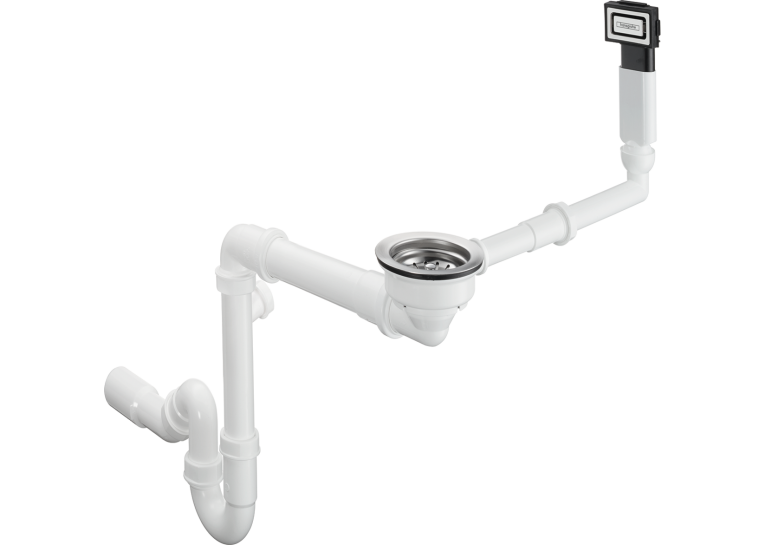 Сифон для мийки Hansgrohe D16-10, хром 43927000