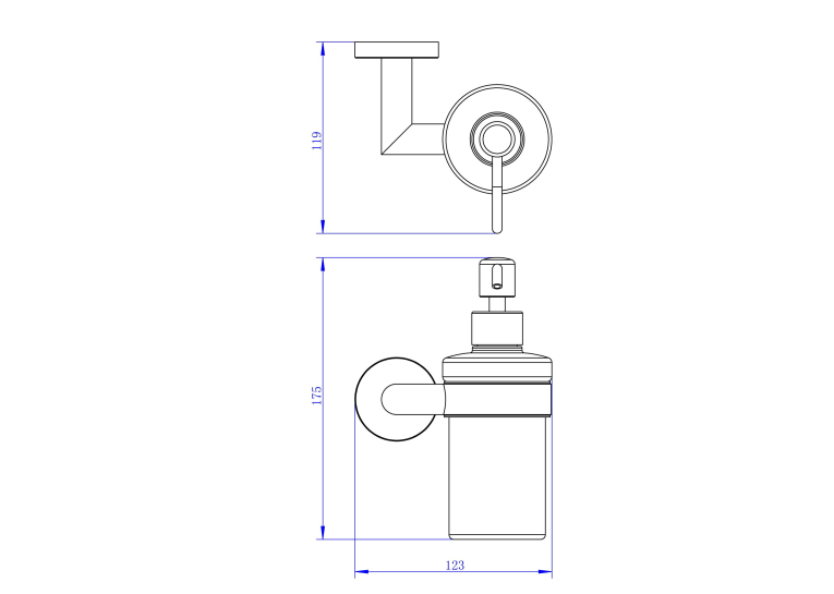  Дозатор для мила IMPRESE HRANICE, 170100