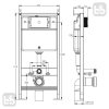  Інсталяція для унітаза  Imprese i-FRAME i1210