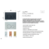  Клавіша змиву для інсталляції IMPRESE, satin, i9040ВOLІpure