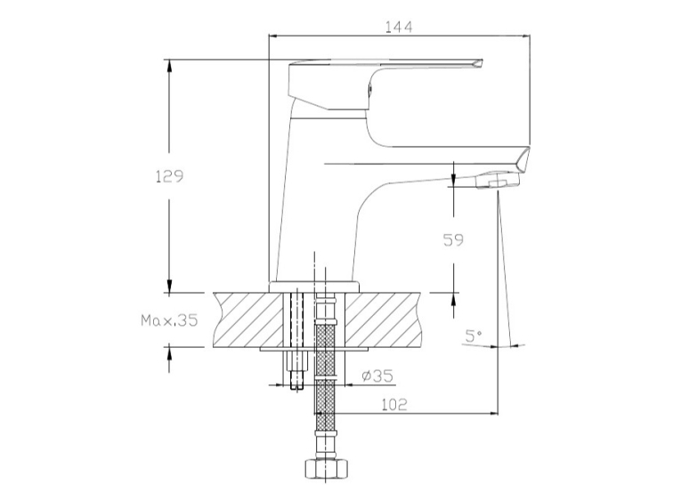  Комплект змішувачів для ванни Imprese kit21081
