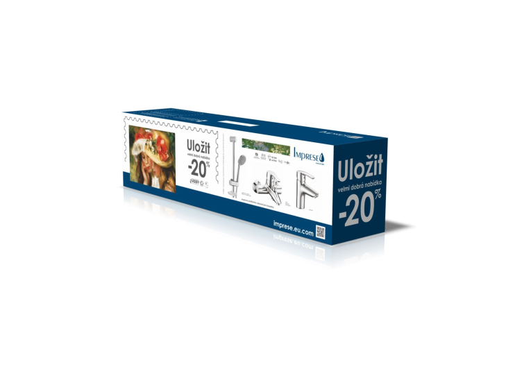  Комплект змішувачів для ванни Imprese kit20080
