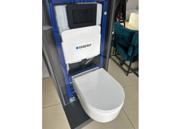 Инсталляционная система Grohe Rapid SL + Унитаз подвесной Devit ART 3.0 безободковый с сиденьем Soft Close Quick-Fix дюропласт 3030140 