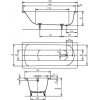 Ванна сталева KALDEWEI Saniform Plus 363-1 (111800010001) 170x70 - Уцінка