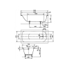 Ванна стальная KALDEWEI Saniform Plus 372-1 (112500010001) 160x75