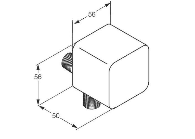  Шлангове з'єднання KLUDI A-QA (6554005-00)