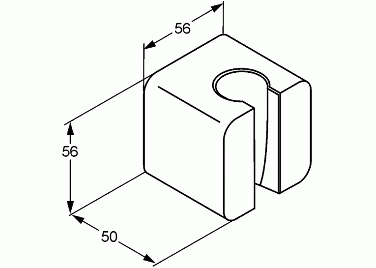 Держатель ручного душа KLUDI A-QA (6555105-00)