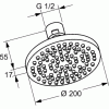 Верхній душ KLUDI A-QA (6651005-00)