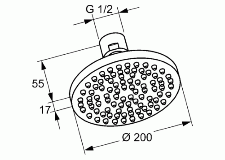  Верхній душ KLUDI A-QA (6651005-00)