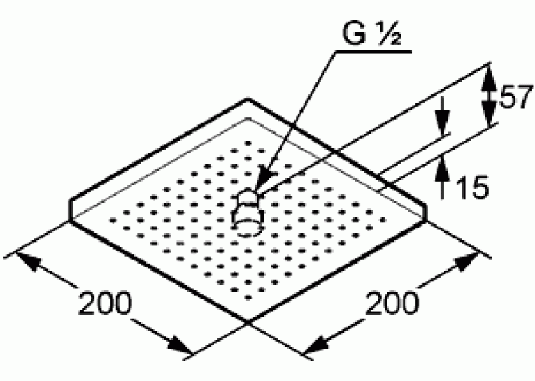  Верхній душ KLUDI A-QA (6653005-00)