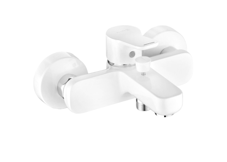 Смеситель для ванны Kludi PURE&EASY (376819165) белый