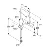 Смеситель для умывальника KLUDI PURE&SOLID (340240575)