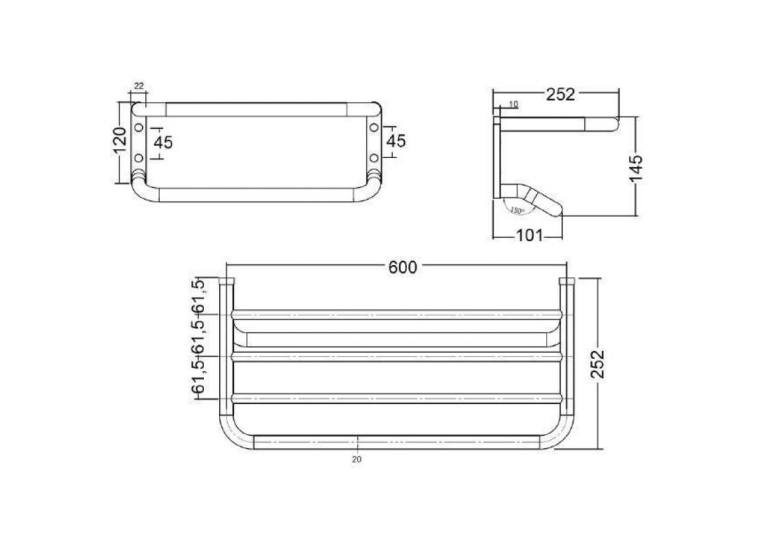  Рушникотримач KLUDI A-XES (4898905)
