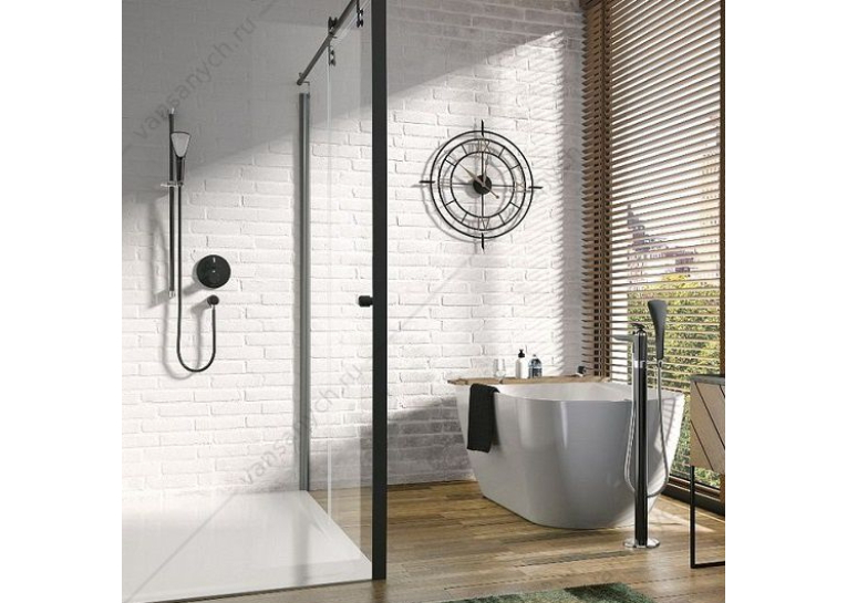 Змішувач для підлоги KLUDI BALANCE (525908775) Black Matte