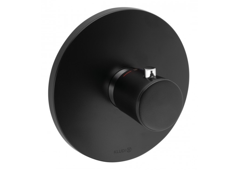 Термостатичний змішувач для душу Kludi Balance Black Matte 527298775