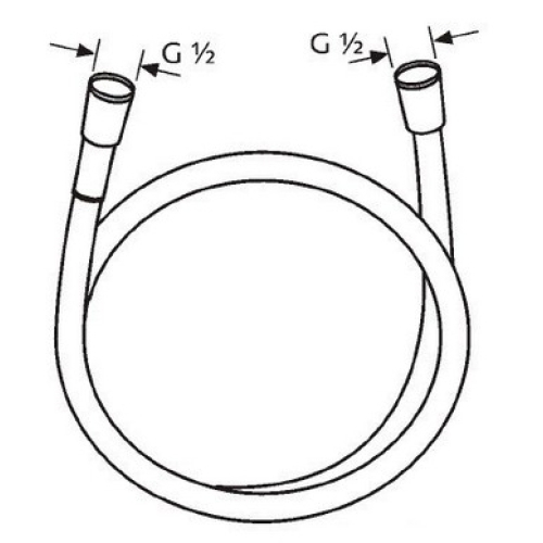 Шланг для душу KLUDI Logoflex 6105705-00