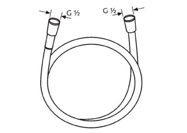 Шланг для душу KLUDI Logoflex 6105705-00