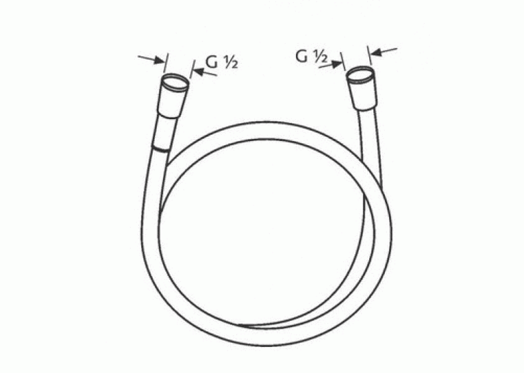 Шланг для душу Kludi Suparaflex 125 см, 6107187-00