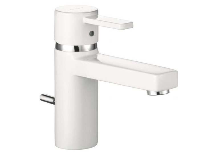 Смеситель для умывальника, KLUDI Zenta XL белый/хром, 382609175