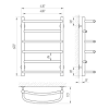 Полотенцесушитель Laris Евромикс 400x600 П6