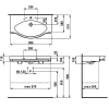  Раковина накладна Laufen PALACE 90x51 см, H8127020001041