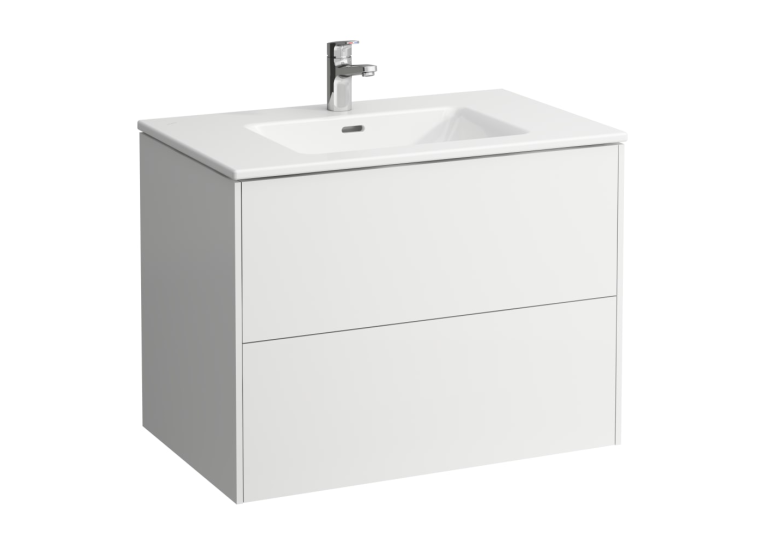 Тумба подвесная с раковиной Laufen Pro S 80 см, см, белый H8649612611041