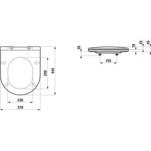 Сидіння для унітазу Laufen Pro soft-close H8989660000001