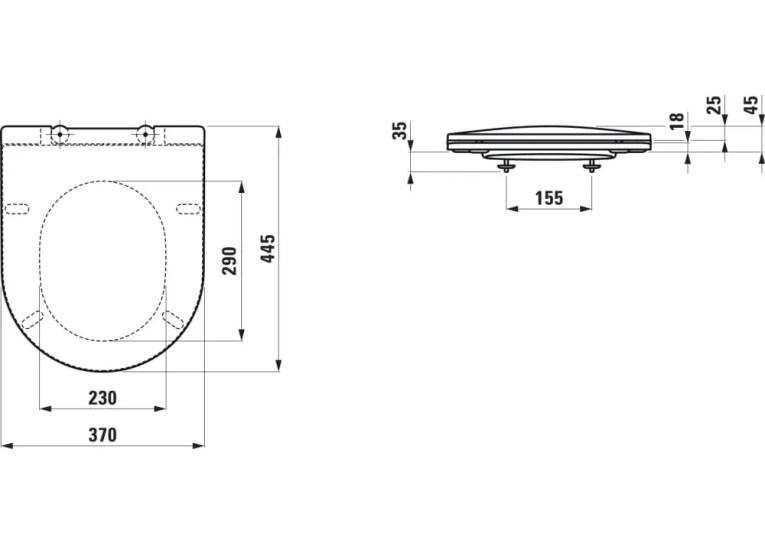  Сидіння для унітазу Laufen Pro soft-close H8989660000001