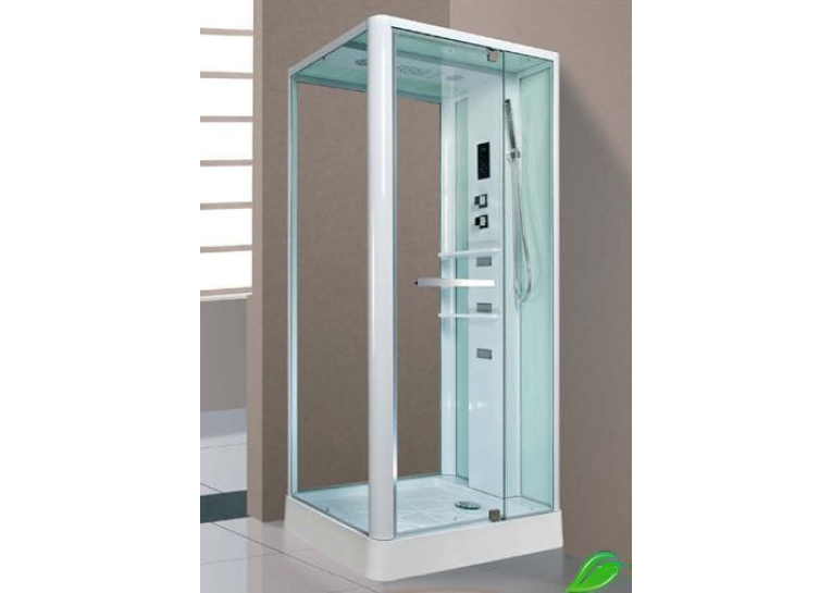 Гідробокс MIRACLE 90x110, профіль білий, NA113-3