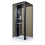 Гідробокс MIRACLE 90x110, профіль чорний, NA113-3A