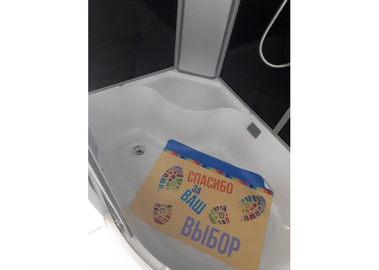 Гідробокс MIRACLE 120x85, профіль сатин, F76-3W-L-Rz+ КПУ