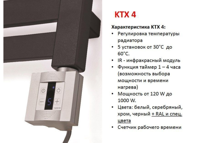 Блок управління TERMA КТХ 4S приховане підключення