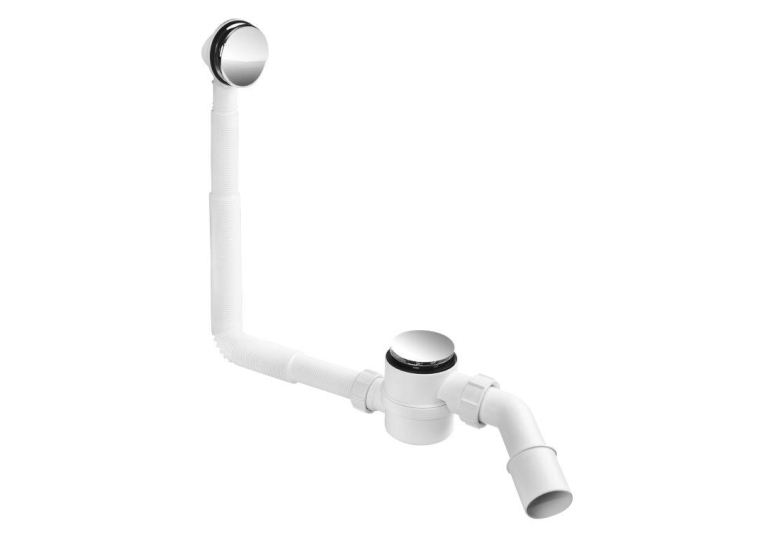 Сифон McALPINE "клик-клак" для ванны, хром, HC2600CL
