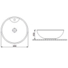  Раковина Newarc Countertop 5010B