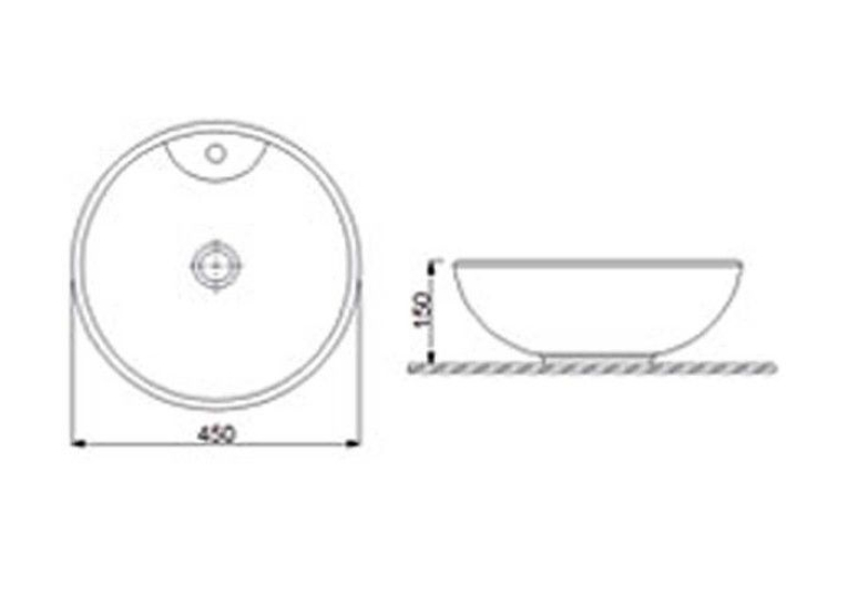  Раковина Newarc Countertop 5010B