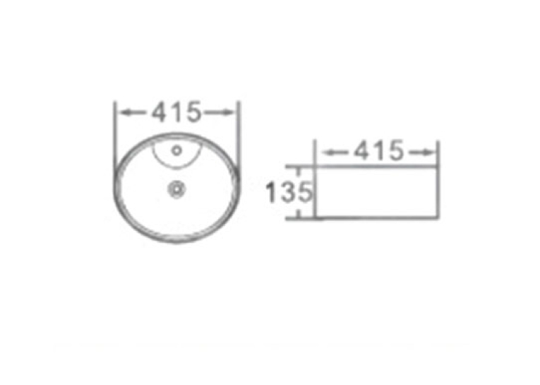 Раковина Newarc Countertop 5017B NEW