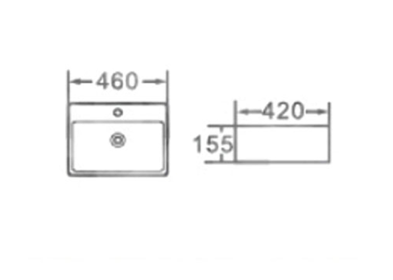 Умывальник Newarc Countertop 5025