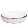 Раковина Newarc Countertop 60 5015G-W із золотим декором