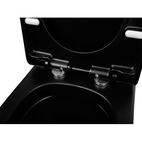 Унітаз-компакт Newarc Modern Rimless чорний матовий + сидіння Duroplast SoftClose 3822B-M