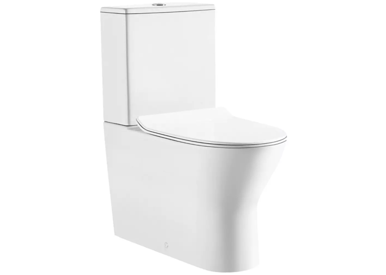 Унитаз-компакт Primera Frame 8009950 безободковый с пластиковой крышкой soft-close, белый, 569652
